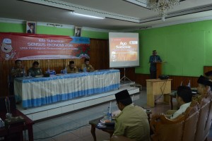 Suasana Sosialisasi Sensus Ekonomi 2016 di Takengon.