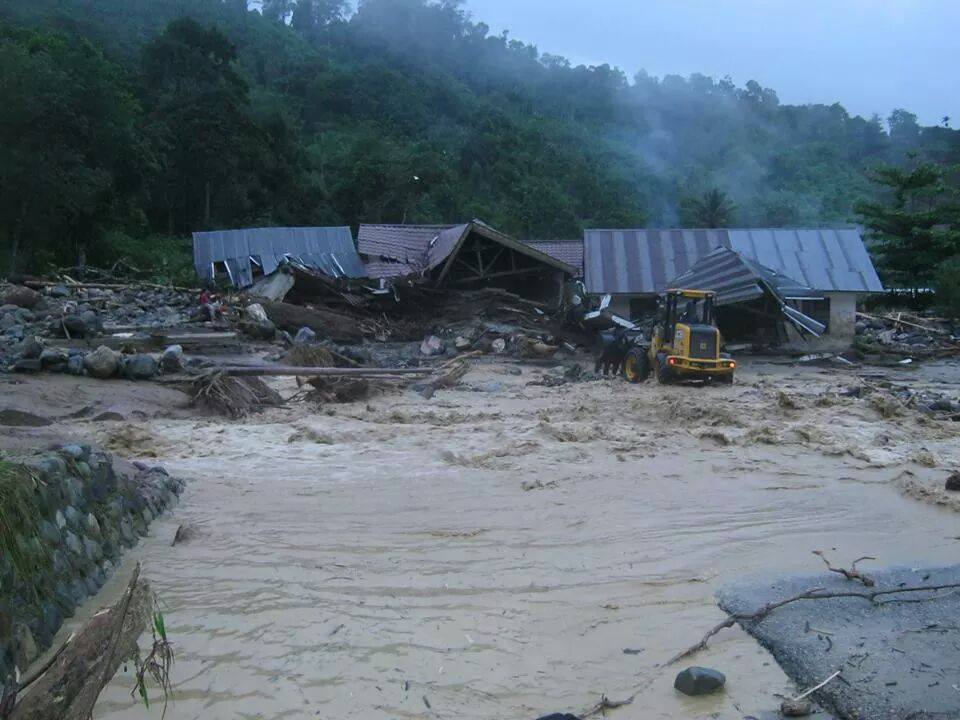 Banjir Bandang di Perbatasan Gayo Lues dan Aceh Tenggara