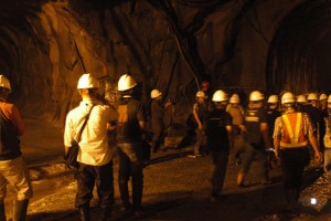 terowongan PLTA Pesangan sepanjang 1,5 kilometer dengan kedalaman 2000 meter di dalam tanah. (Foto/ dok Bahtiar Gayo/ Waspada)